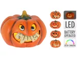 Сувенир Halloween Тыква LED 12Х12cm, керамика