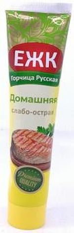 Горчица ЕЖК домашняя, средне-острая, 130г