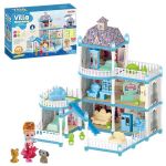 Домик для кукол Essa 556-79 Vila Visurilor + accesorii cu iluminare de noapte, 192elem