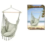 Hamac Promstore 55403 Hamac textil Ambiance 100x130cm, negru, poliester