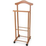 Вешалка для одежды Arredamenti Italia Atri, напольная на колесиках,, натуральное дерево