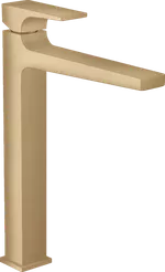 Metropol Смеситель для раковины 260, со сливным клапаном Push-Open, шлиф. бронза