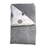 Детское постельное белье PernaMea Paturica Minky 2in1 100x80cm Veverita gri (PM.102121/1)