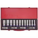 Набор головок, бит, насадок King Tony 4316MR набор торцевых головок глубоких 6 гран. 10-32мм 1/2