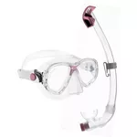 Accesoriu pentru înot Cressi-Sub Set inot MAREA JUNIOR + SEAL DRY JUNIOR COMBO clear/pink (DL010040)