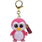 Jucărie de pluș TY TY25072 GLIDER pink penguin, 6.5 cm