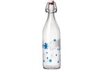 Бутылка с зажимной крышкой Giara Fun 1l, с цветами