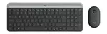 Logitech MK470 Комплект клавиатуры и мыши, беспроводной, графитовый