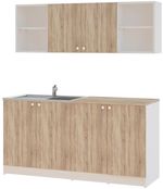Мебель для кухни Haaus Sena 1.6m (White/Sonoma Oak)