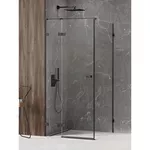 Cabină de duș New Trendy Avexa Black Rectangular R 100x90x200 Hinged EXK-1589
