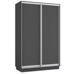 Dulap Mobildor-Lux Fox uși glisante din PAL (140x60x240H cm) Anthracite