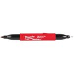 Instrument de marcare Milwaukee 4932501154 Marker INKZALL cu doua capete, varf ultrafin si varf fin
