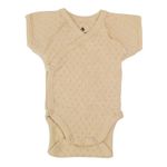 Детская одежда Minikin 25100562 Ажурный листик Боди р-р62, бежевый, унисекс