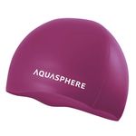 Accesoriu pentru înot AquaLung Caciula silicon bazin SILICONE CAP Dark Pink White