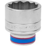 Set de tubulare, bite, duze King Tony 633055M Cheie tubulară cu 12 puncte, 55 mm, 3/4