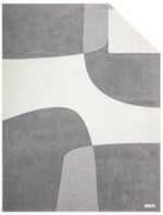 Textile de casă s.Oliver 3544/800 Jacquard Decke Grey/white