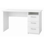 Офисный стол Mashtab 11246 Masa cu 3 sertare (1200x600x750) Alb