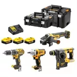 Set de scule electrice DeWalt DCK428P3T (DCH273+DCG405+DCF894+DCD796)