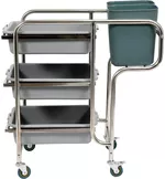 Echipament de bucătărie profesional Yato YG-09101 p/u servire 3 polițe și 5 containere