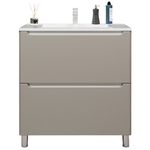 Dulap pentru lavoar Bayro Bergamo под столешницу / под умывальник Allegro 800 light grey