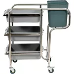 Тележка сервировочная Yato YG-09101 p/u servire 3 polițe și 5 containere