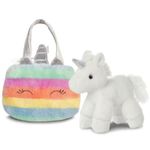 Мягкая игрушка miscellaneous AUR 200627A Fancy Pals Unicorn, 20cm