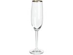 Бокал для шампанского Golden Rim 180ml, стекло