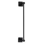 Держатель для полотенец Promstore 28933 Suport prosoape cu ventuze Bathroom Solutions 42x5x7cm, negru, metal