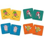 Joc educativ de masă Trefl 02271 Jocul memos Animale, 36elem