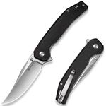Нож походный Sencut S25038-2 Vornix, mâner Canvas Micarta negru, Liner Lock