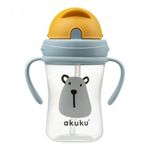 Cană cu pai Akuku A0203 Urs 300ml