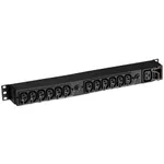 Удлинитель электрический EATON Eaton FlexPDU 12 IEC, 1U, C20 input, 4 kW, 16A, 200-240V, Outlets: (12) C13/(1) C19 (EFLX12I)