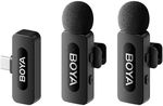Микрофон Boya BY-V20 V2, Type-C Jack, Black