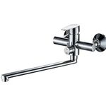 Baterie pentru cadă Hydro S Aquafix 120 pipă lungă, cromată (0400333)