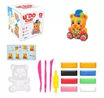 Set de creație Strateg 57328 U'DO Clay, Ursulet (8buc x 15g)