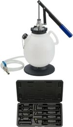 Насос для ГСМ Force 908T9 Установка для подачи масла в АКПП (ручная) 8 пр.