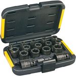 Набор головок, бит, насадок DeWalt DT7506 Set capete hexagonale impact 17 buc 1/2 - ¼