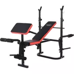 Banca pentru antrenament de forţă FunFit 4807 Black/Red
