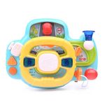 Jucărie muzicală Huanger HE0541 Volan interactiv „Navigation Bridge” cu lumină și sunet, 642022