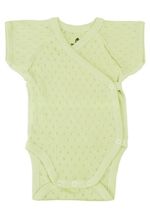 Haine pentru copii Minikin 25100562 Ажурный листик Боди р-р62, оливковый, унисекс