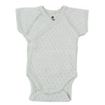 Детская одежда Minikin 25100562 Ажурный листик Боди р-р62, серый светлый, унисекс