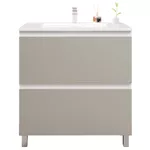 Шкаф под умывальник Bayro Wings под столешницу/умывальник Allegro 800 light grey, напольный