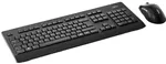 Set Tastatură + Mouse Fujitsu LX900, Fără fir, Negru