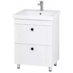 Шкаф под умывальник Mashtab 12183 Palma (Sava) cu 2 sertare 650x470x850 Alb mat