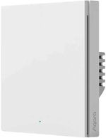 Выключатель электрический Aqara H1 PRO - 1 клавиша (c нулём) квадратный подрозетник, белый (QBKG30LM)