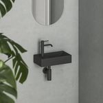 Раковина Ravak Veda 400 L 40.8x22.2cm Black matt XJXLD240000