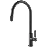 Bateria bucătărie Gessi 60622-707 Venti20 Black Metal Brushed PVD
