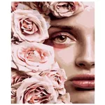 Tablou pe numere Strateg R 9 / 3 (HH050)(40464) Flori pe fata, 40x50 cm