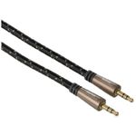 Cablu pentru AV Hama 123333 Audio Cable, 3.5 mm jack plug - plug, stereo, metal, gold-plated, 3.0 m