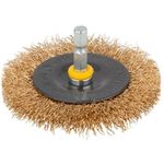 Набор головок, бит, насадок Wolfcraft 2110000 Perie disc din sarma de alama 75x10